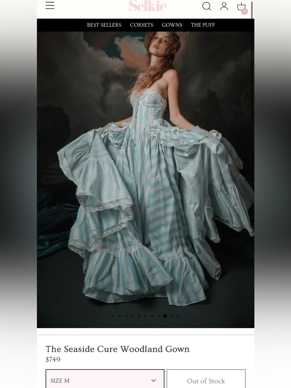Selkie The Seaside Cure Woodland Gown - Picture 5 of 10